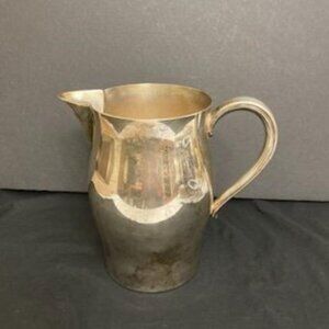 Vtg William Rogers Paul Revere Reproduction Silver Plated Water Pitcher Jug